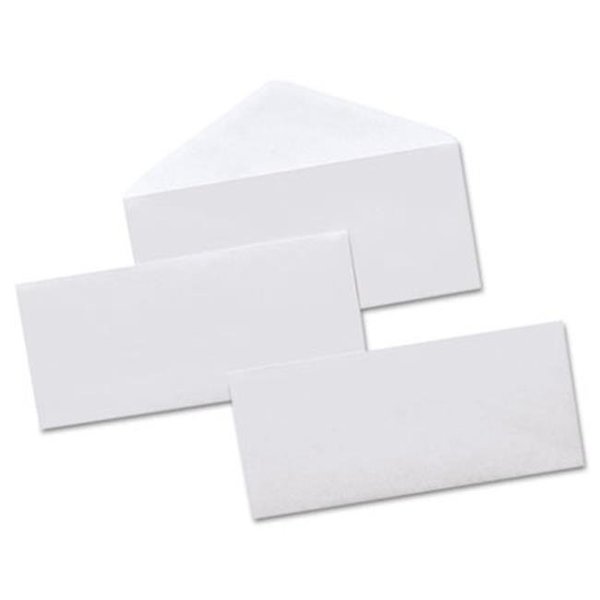 Universal Universal 35202 Security Tinted Business Envelope; V-Flap; No.10; White; 500-Box 35202